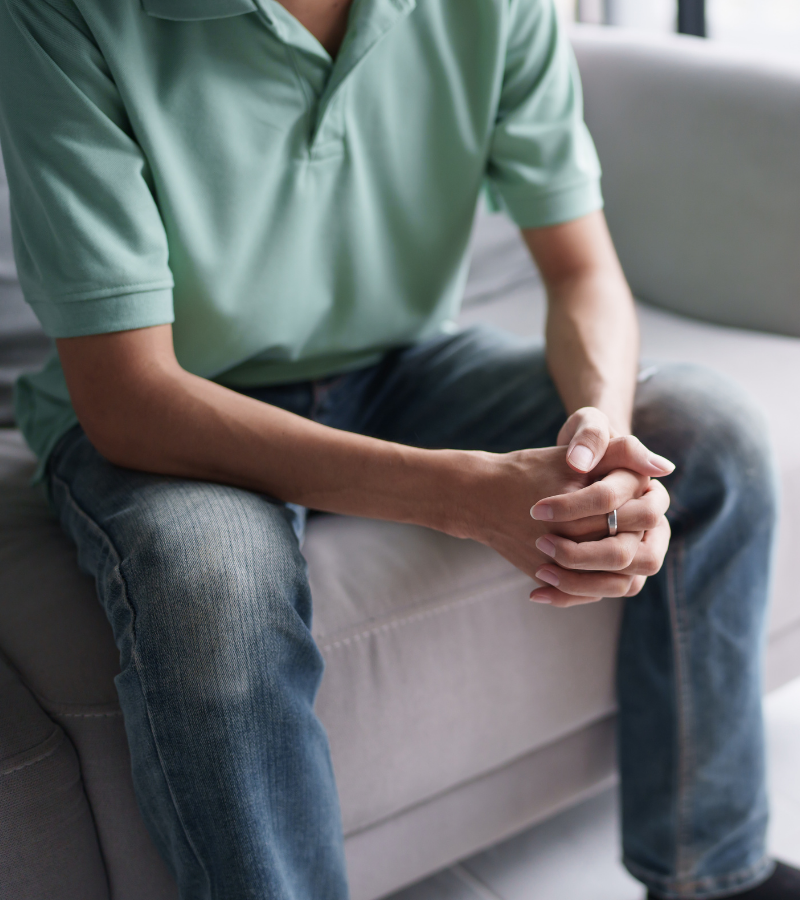 Adult at counselling session in Crewe, Cheshire
